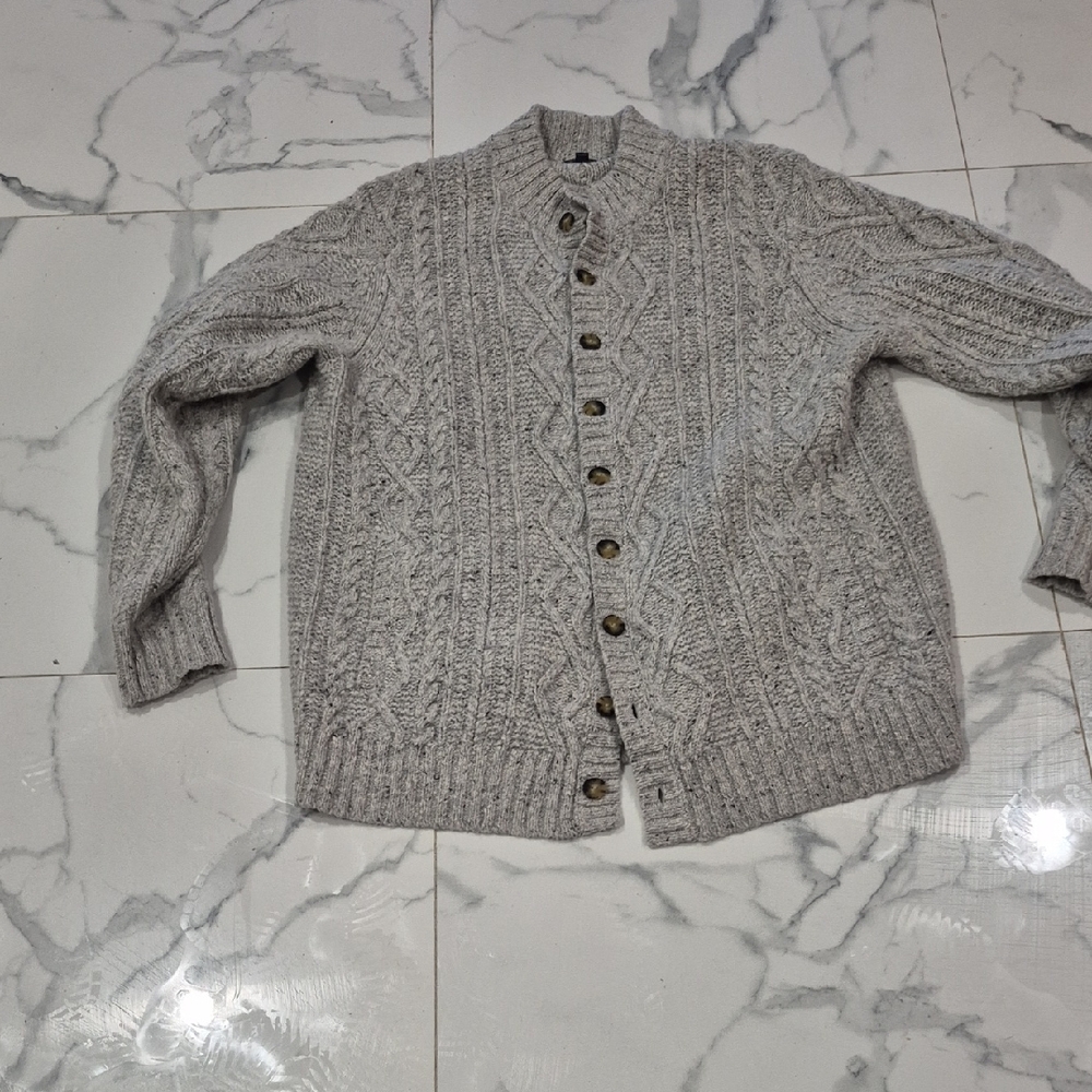 Brooks Brothers Gray Knit Sweater